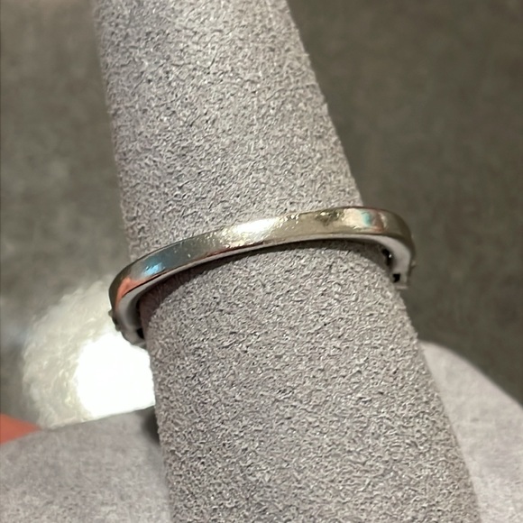 Vintage Camrose & Kross JBK Jackie Kennedy 925 Silver Crystal Ring Size 9.75 - Picture 9 of 15